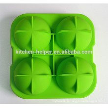 China fabricante Grande presente BPA livre fabricante de alimentos de grau bola de gelo fabricante de esferas de silicone de gelo moldes / silício gelo bolas de molde